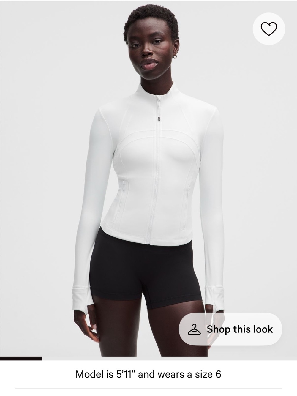 Lululemon Define Cropped Jacket- Nulu, size 6